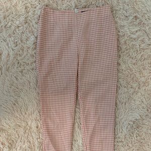 Sugar thrillz pink plaid trousers
